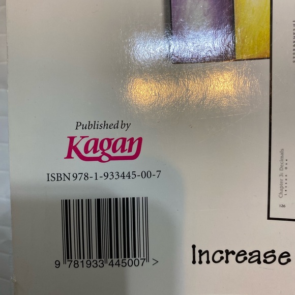 Kagan Cooperative Learning & Pre-Algebra Book - Picture 4 of 7